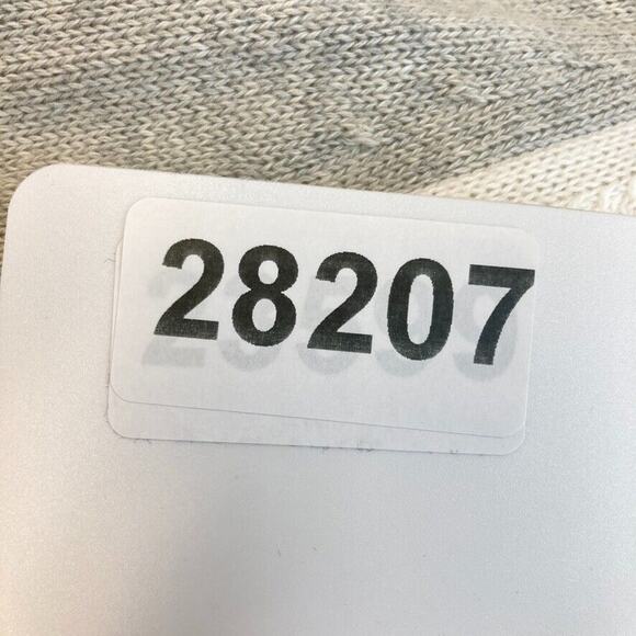 Express Design Studio Cashmere Sweater Women's XL Cream Gray Long Sleeve V Neck - Picture 14 of 14